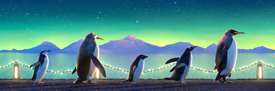 Five Penguins #2084