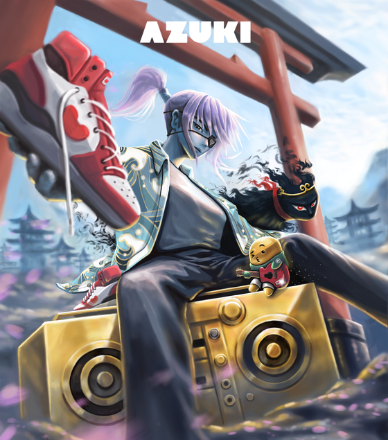 Azuki #1105 Derivative