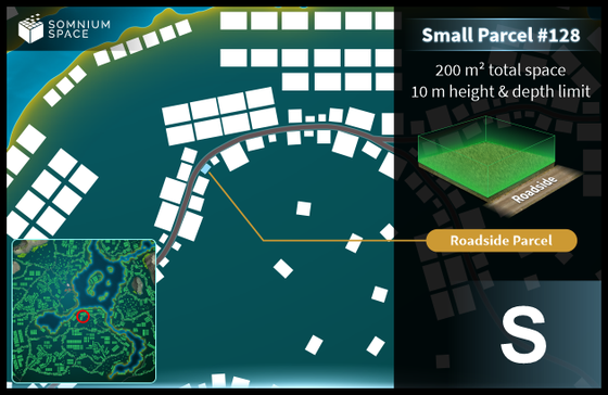 Small #128 (S) parcel in Somnium Space 