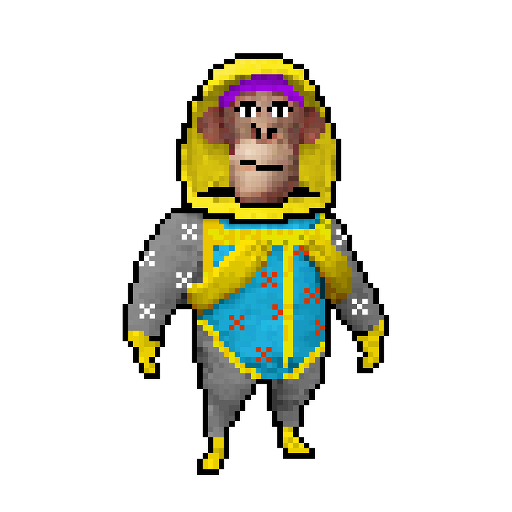 Pixel Radioactive Ape #962