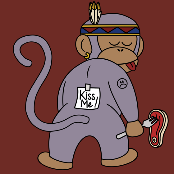 Kiss Me Monkey #8572