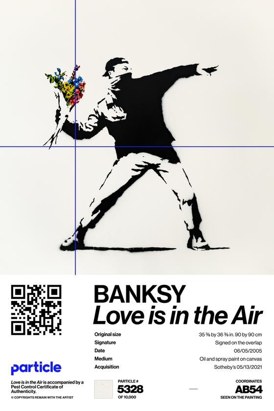 Banksy | Love Is In The Air #5328