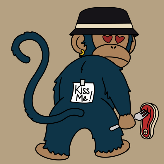 Kiss Me Monkey #2783