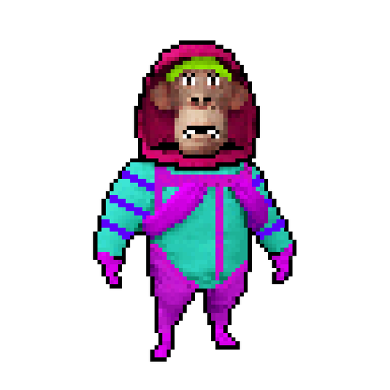 Pixel Radioactive Ape #59