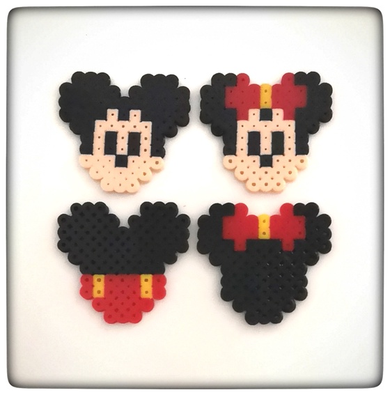 Mickey Minnie heads