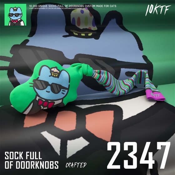 Cool Sock Full of Doorknobs #2347