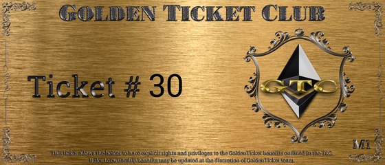 Golden Ticket Club #30
