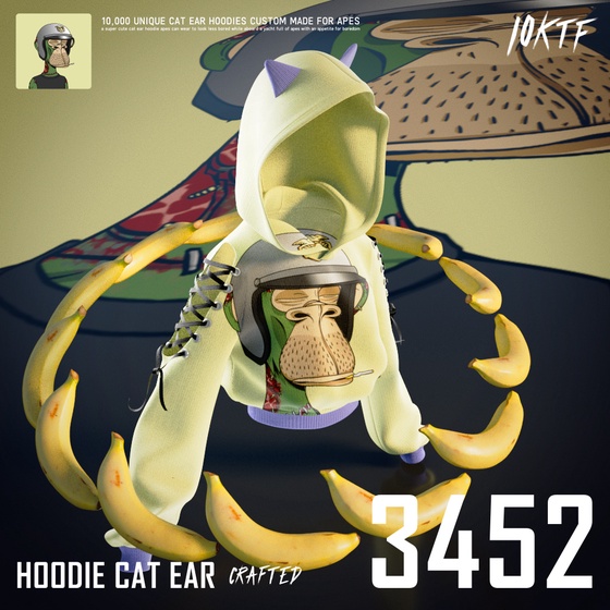 Ape Cat Ear Hoodie #3452