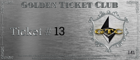 Golden Ticket Club #13