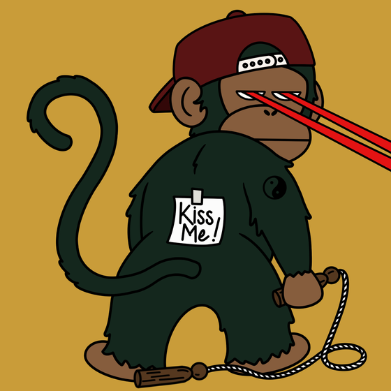 Kiss Me Monkey #7951