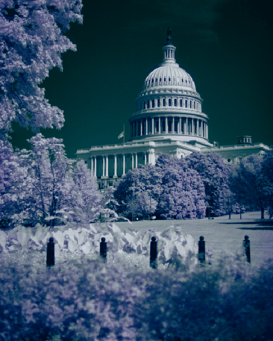 Infrared #005 - Side View of The Capitol