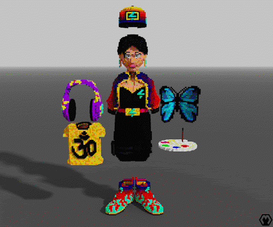 Lianna Cryptovoxels Avatar