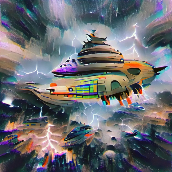 Artistic Spaceship #97