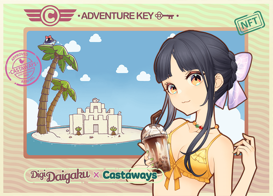 DigiDaigaku Genesis Adventure Key Castaways #1321 - Alaska