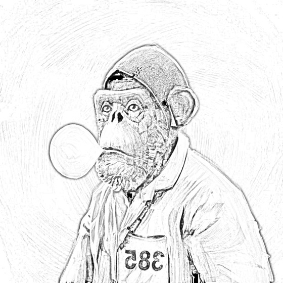 Sketchy Old Ape #565