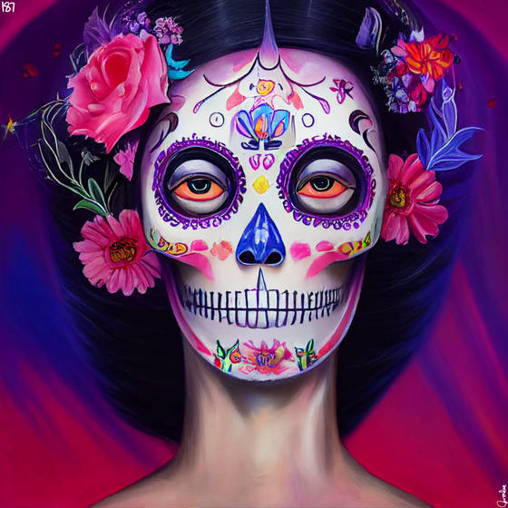 sugar skull #187