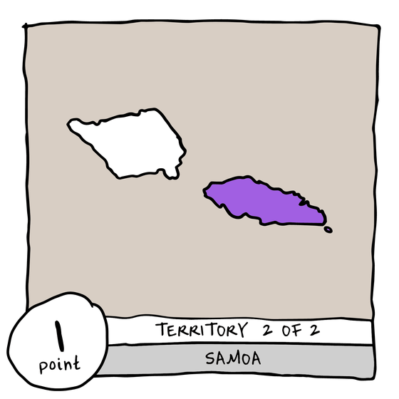 Territory 2/2 - Samoa (Upolu)