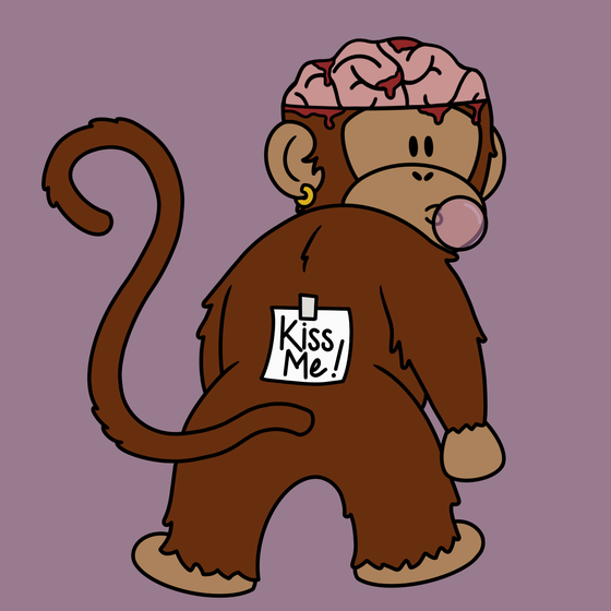 Kiss Me Monkey #5763