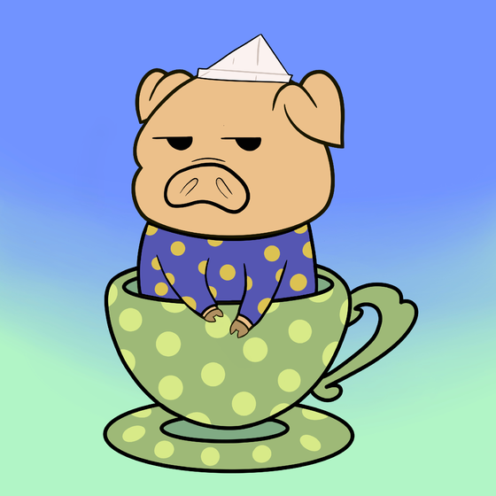 Lucky Teacup Piggy Club #1373