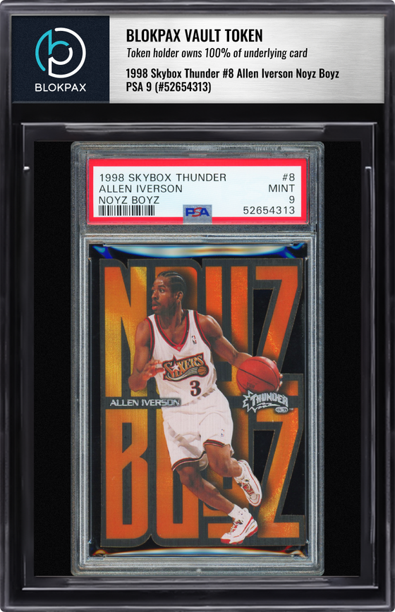 1998 Fleer Allen Iverson #8 - PSA 9 (Cert: 52654313)