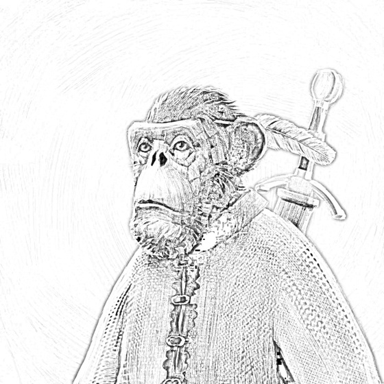 Sketchy Old Ape #560