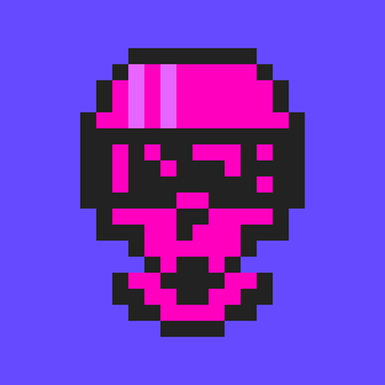 Cyber CryptoSkull #757