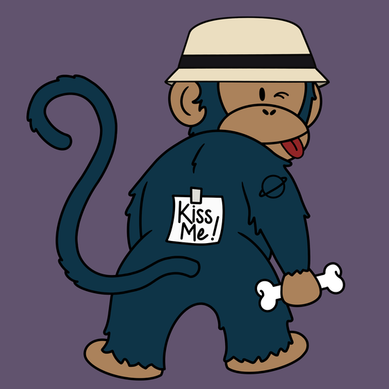 Kiss Me Monkey #678