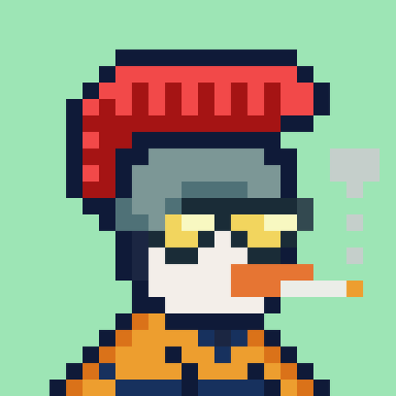 8bit Penguin Chad #116