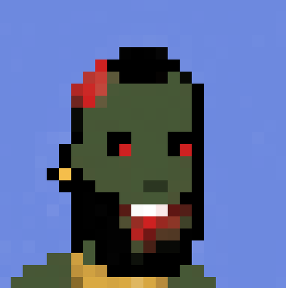 Zombie Mr T MiniMan #0000