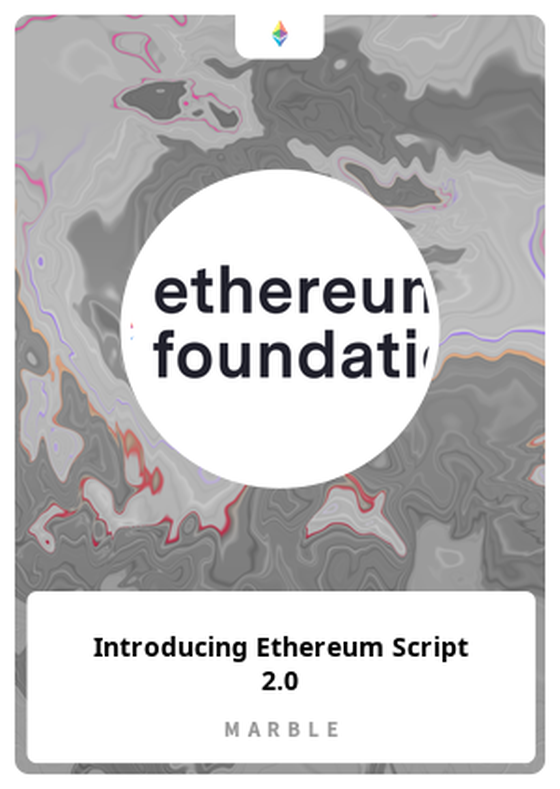 Introducing Ethereum Script 2.0