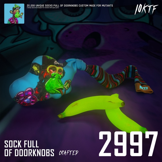 Mutant Sock Full of Doorknobs #2997