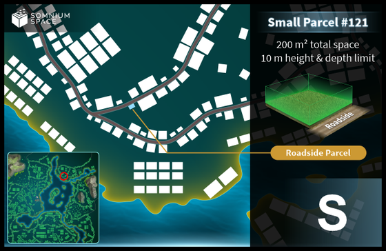 Small #121 (S) parcel in Somnium Space 