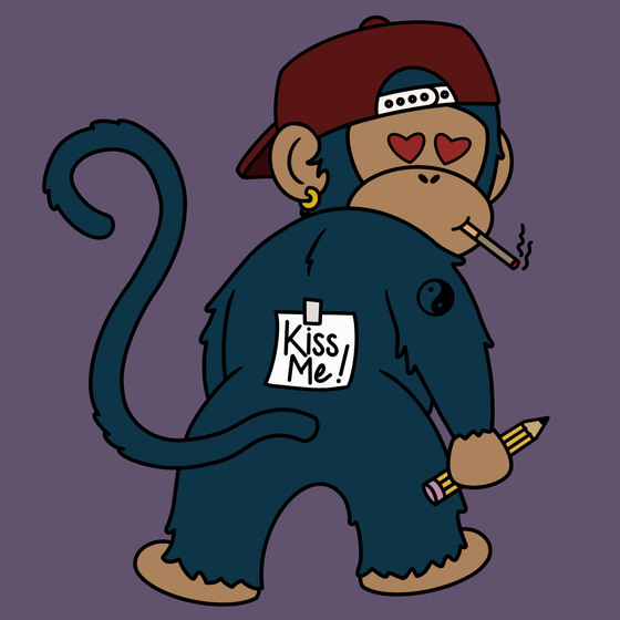 Kiss Me Monkey #9404