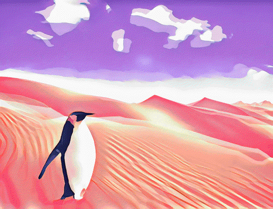 lost penguin