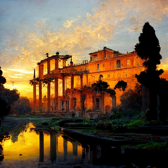 Hadrian's Villa Sunset 2nd Edition (1/1)