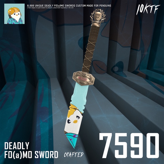 Pudgy Deadly FO(a)MO Sword #7590