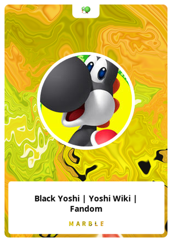 Black Yoshi | Yoshi Wiki | Fandom