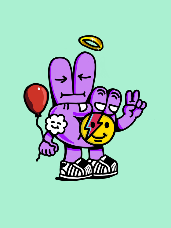 PEACE RABBIT #1310