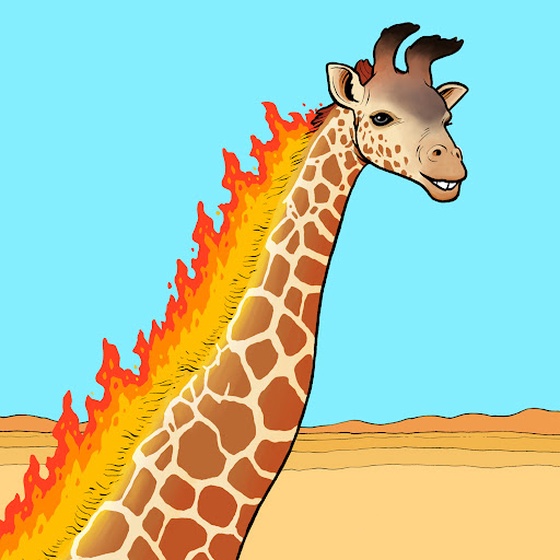 Flaming Giraffe (12/30)