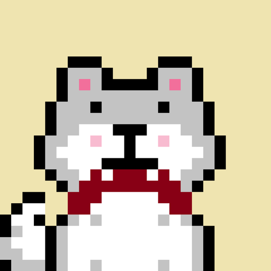 Pixelated Shiba Inu #6618