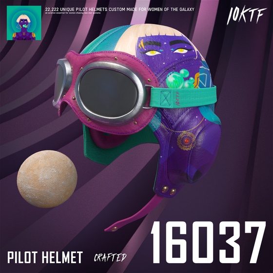 Galaxy Pilot Helmet #16037