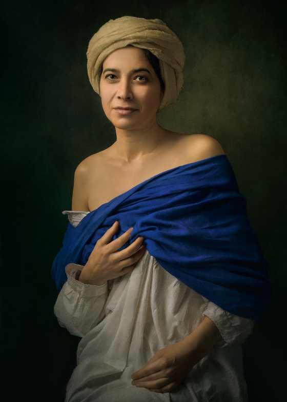 The Woman with turban