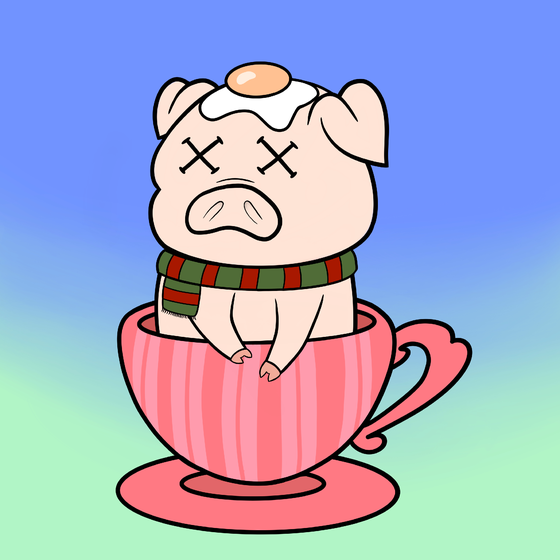 Lucky Teacup Piggy Club #173