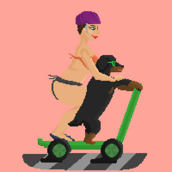 Bad Bitches On A Scooter #9068