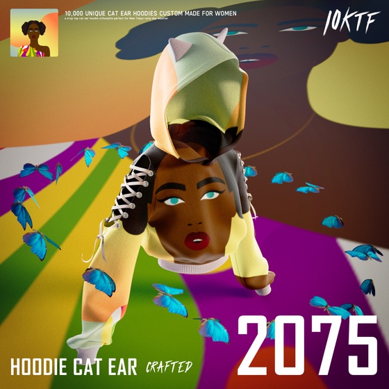 World of Cat Ear Hoodie #2075
