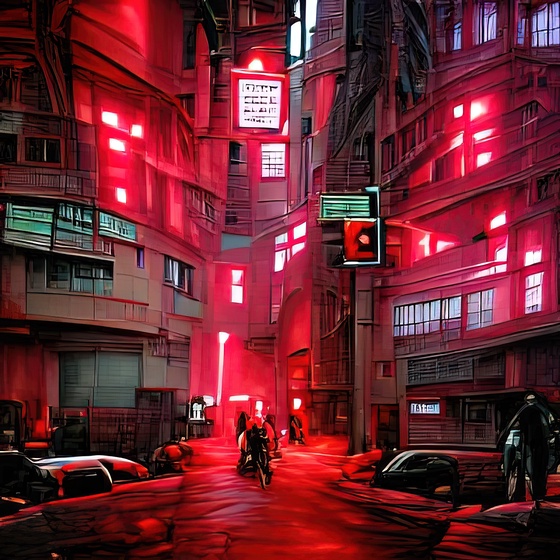 streets of cyberpunk city red light uJ00yJdHR0A4iolRa2hq