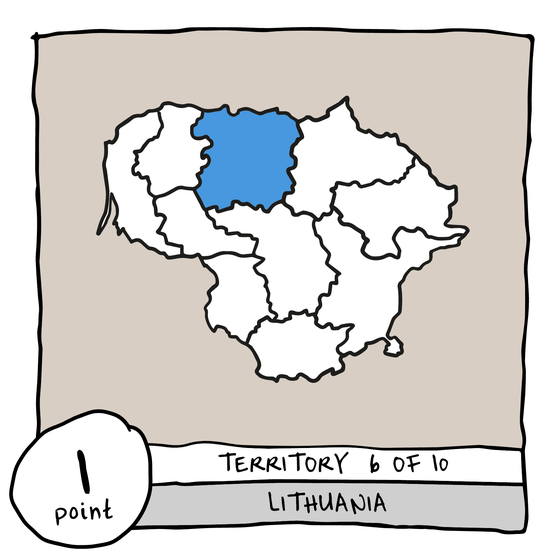 Territory 6/10 - Lithuania (Siauliai County)