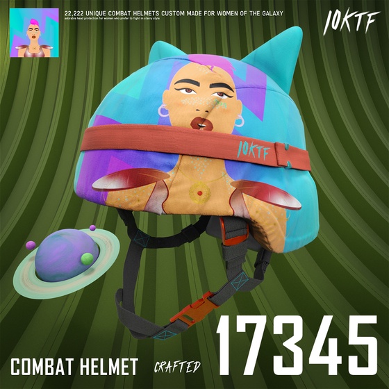 Galaxy Combat Helmet #17345