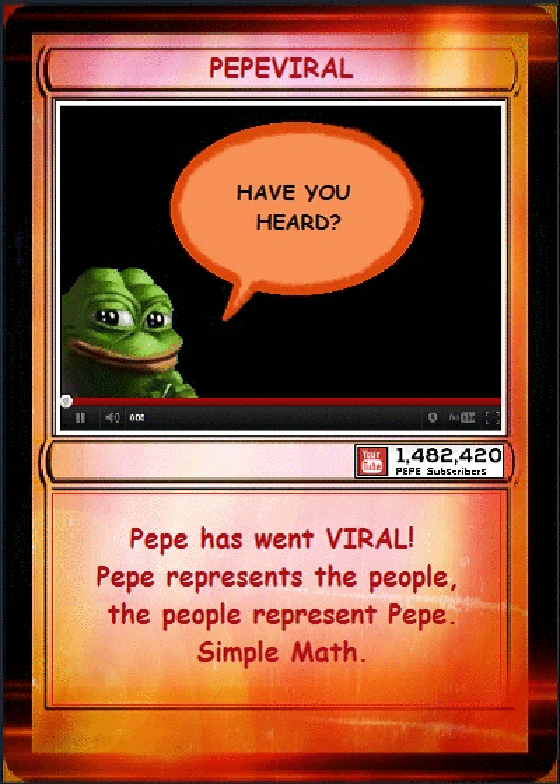 PEPEVIRAL Series 14, Card 14 Rare Pepe Wallet 2017 Counterparty XCP NFT [123 Issuance]