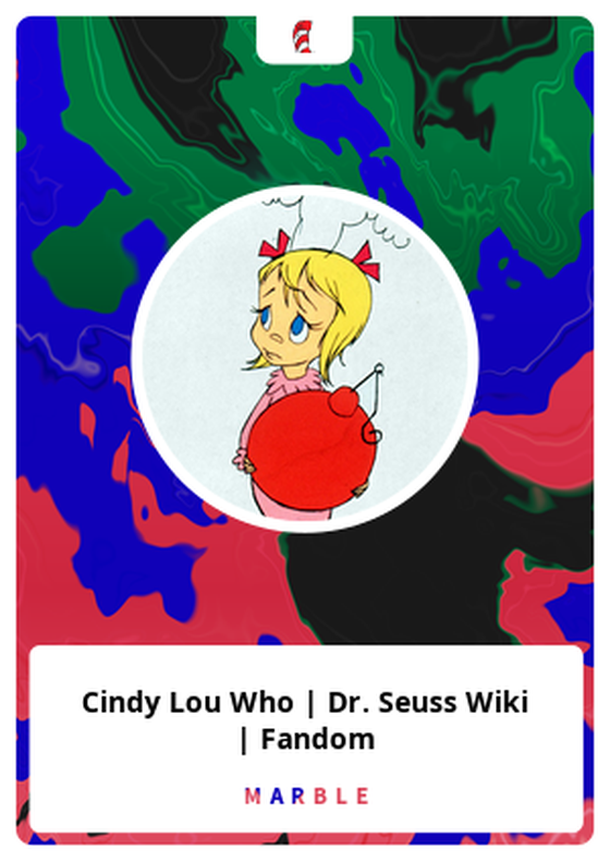 Cindy Lou Who | Dr. Seuss Wiki | Fandom